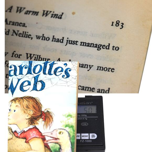 Charlotte's Web by E.B. White Paperback Book - Picture 5 of 5